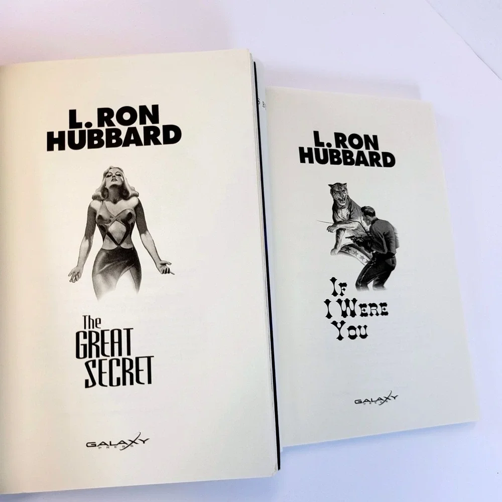 L. Ron Hubbard Paperback Books The Great Secret If I Were You Sci-Fi Adult Set